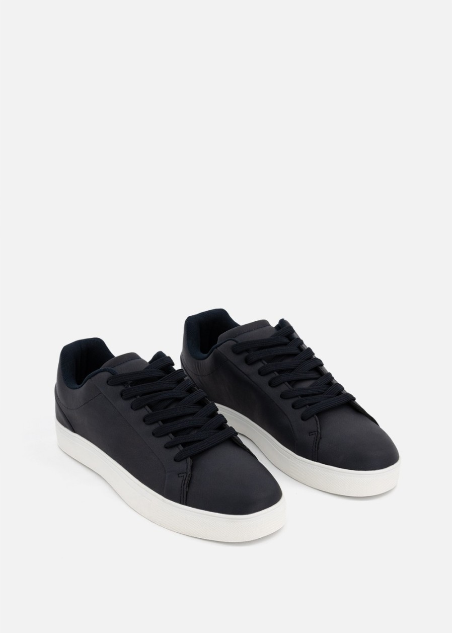 Men Woolworths Sneakers | Court Sneakers Navy • Moniceshop